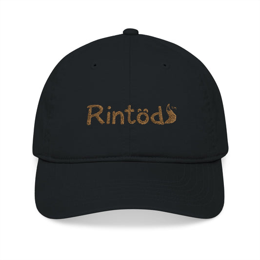 Rintod Embroidered Minimalist Organic Cotton Cap