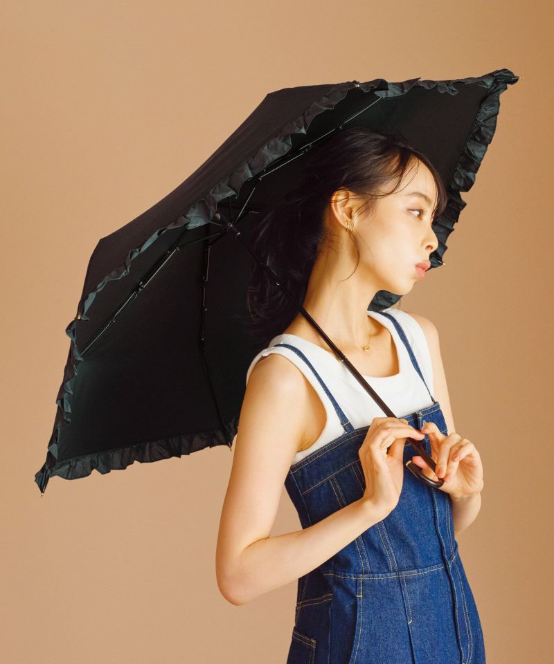 Wpc. UV Cut Sun & Rain Classic Frill Mini Parasol | Curated Japanese Import