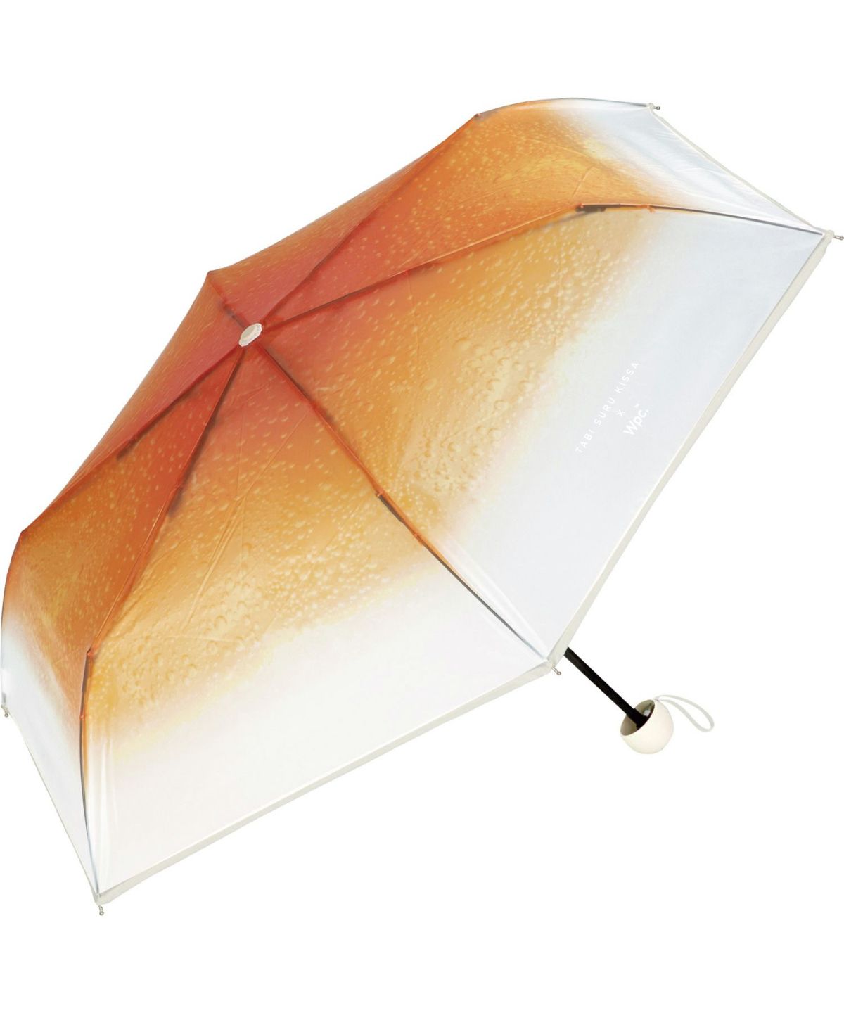 Wpc. x Traveling Cafe: Cream Soda Folding Umbrella | Curated Japanese Import