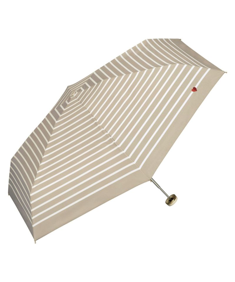 WPC Heart Embroidered Mini Parasol | UPF 50+ Sun Protection | Curated Japanese Import