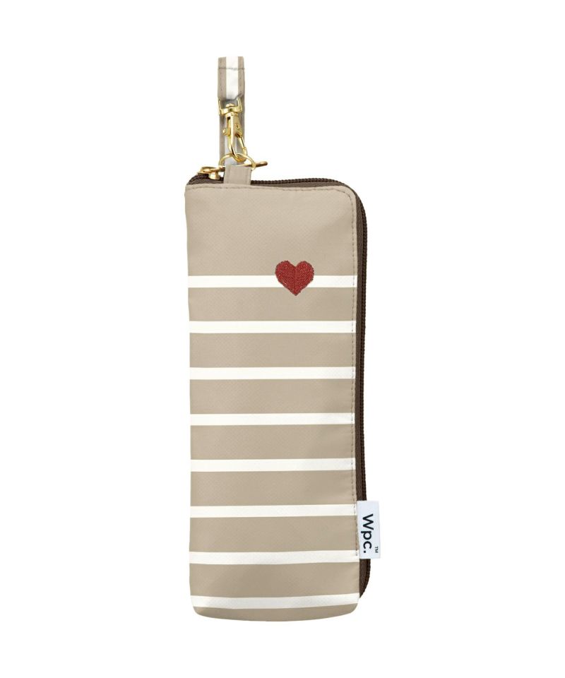 WPC Heart Embroidered Mini Parasol | UPF 50+ Sun Protection | Curated Japanese Import