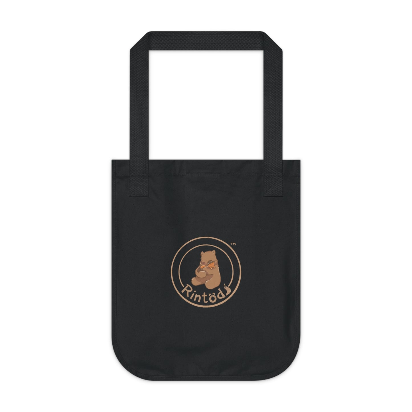 Organic Tote Bag — Personalized 'Clean Item Bag' Floral Design
