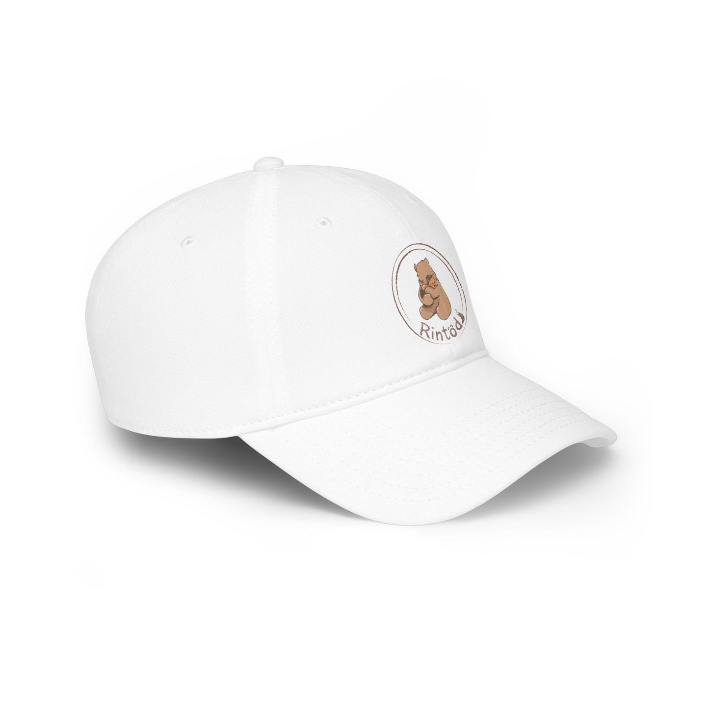 Rintod Cozy Bear Printed Cotton Cap — Low Profile Hat
