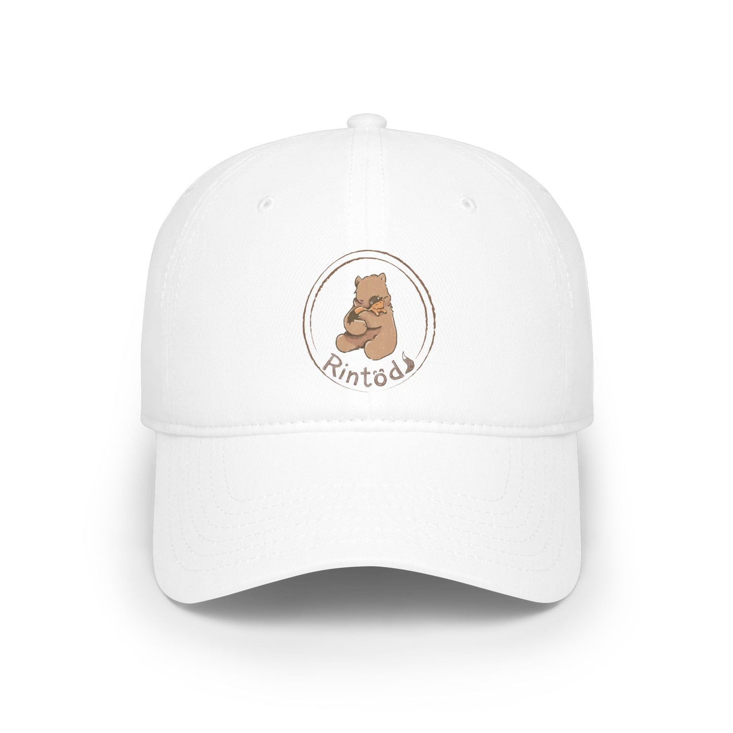 Rintod Cozy Bear Printed Cotton Cap — Low Profile Hat