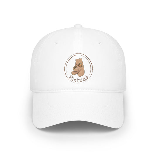 Rintod Cozy Bear Printed Cotton Cap — Low Profile Hat