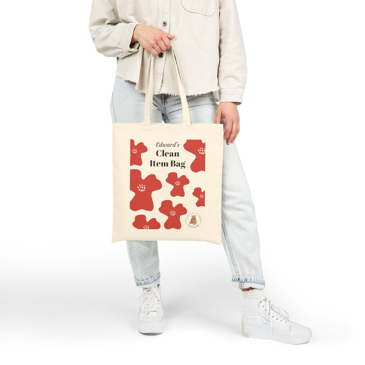 Personalised Tote Bag for Daycare - School Clean Item Bag