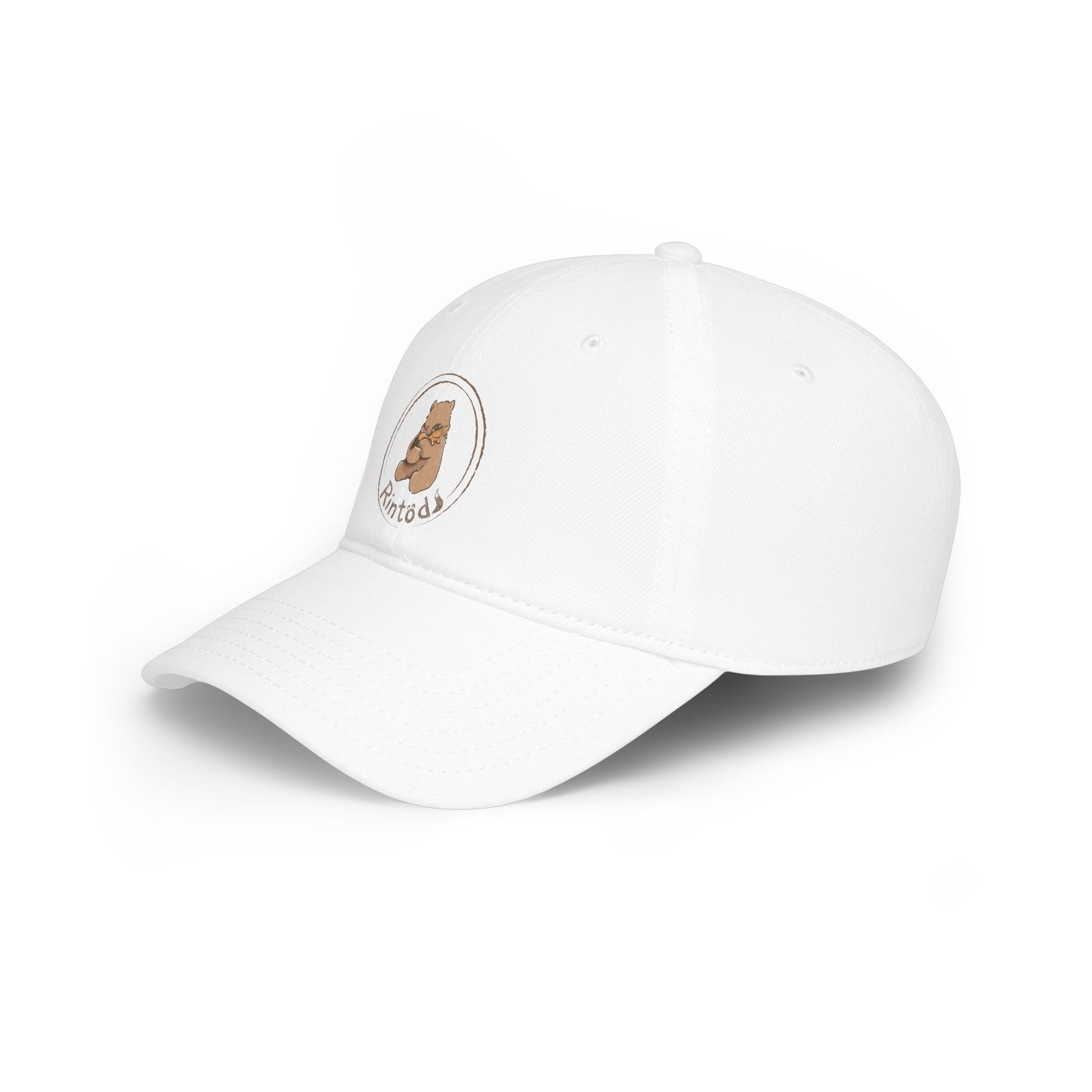 Rintod Cozy Bear Printed Cotton Cap — Low Profile Hat