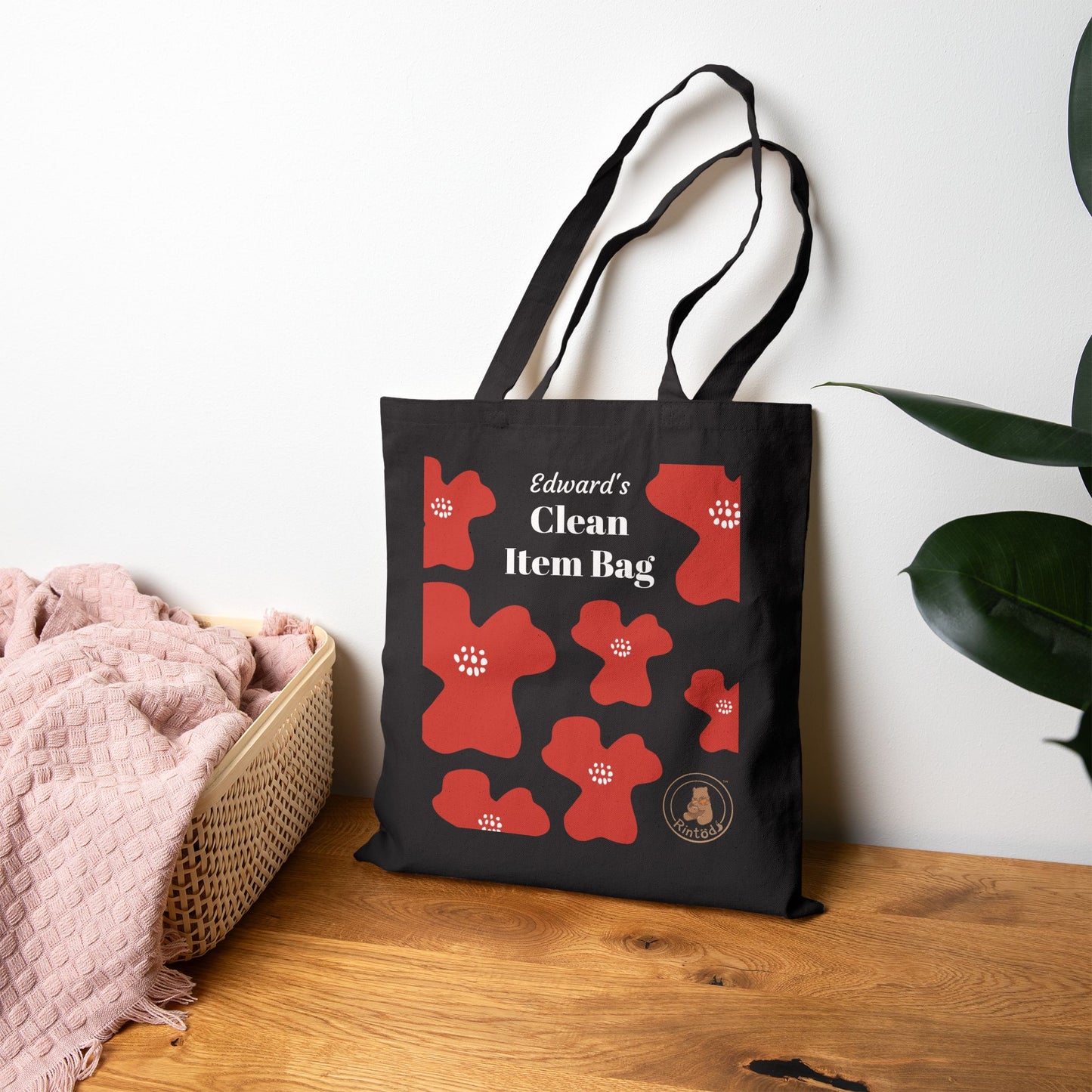 Personalised Tote Bag for Daycare - School Clean Item Bag