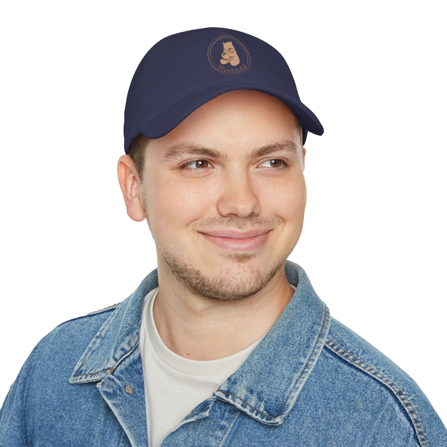 Rintod Cozy Bear Printed Cotton Cap — Low Profile Hat