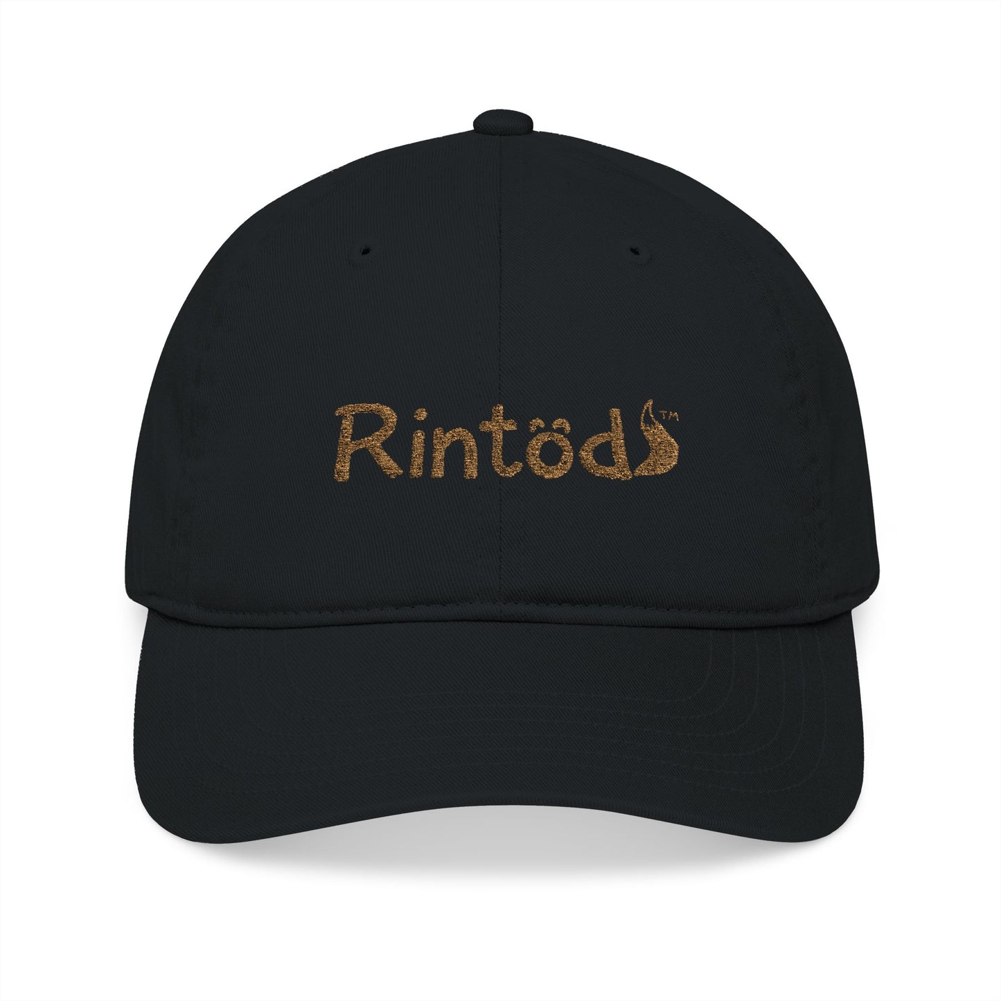 Rintod Embroidered Minimalist Organic Cotton Cap