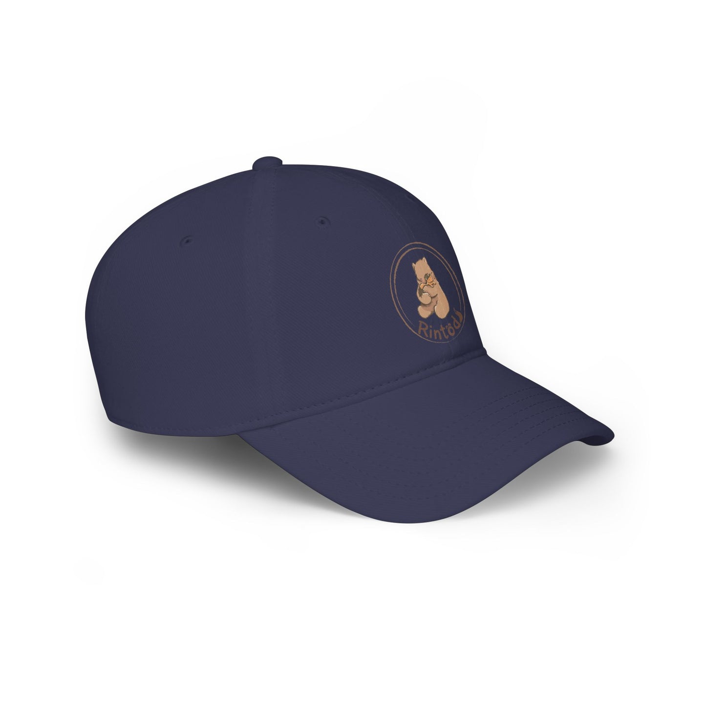Rintod Cozy Bear Printed Cotton Cap — Low Profile Hat