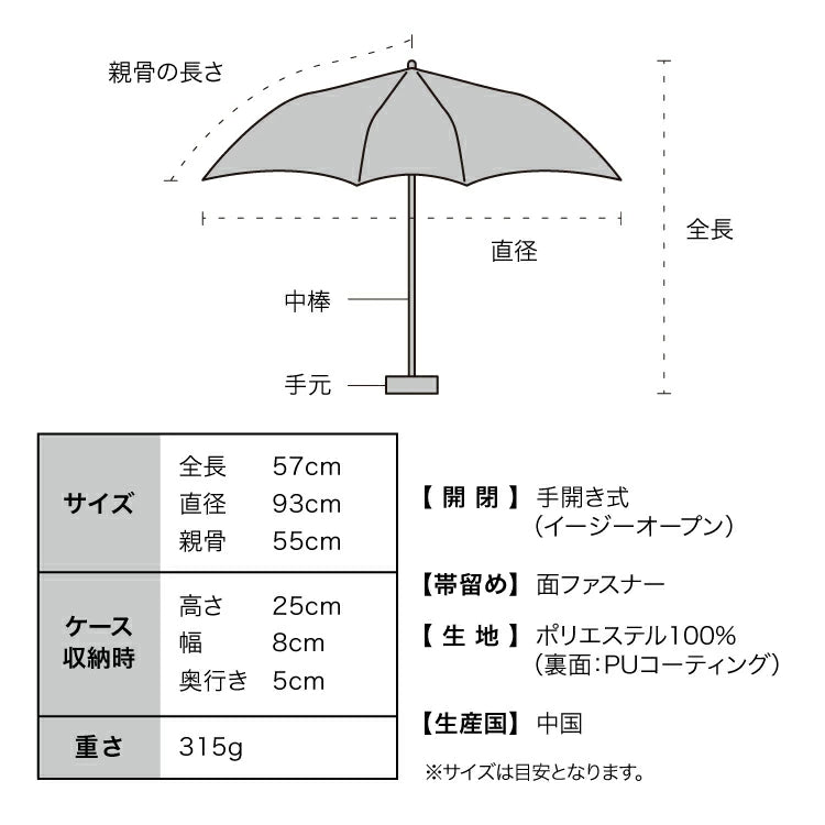 Wpc. IZA Windproof Folding Umbrella | Curated Japanese Import