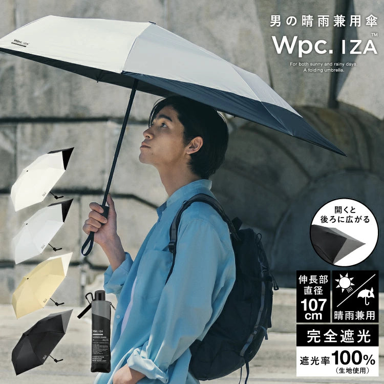 Wpc. IZA Backpack Guard Folding Parasol | UPF50+ Sun & Rain | Curated Japanese Import